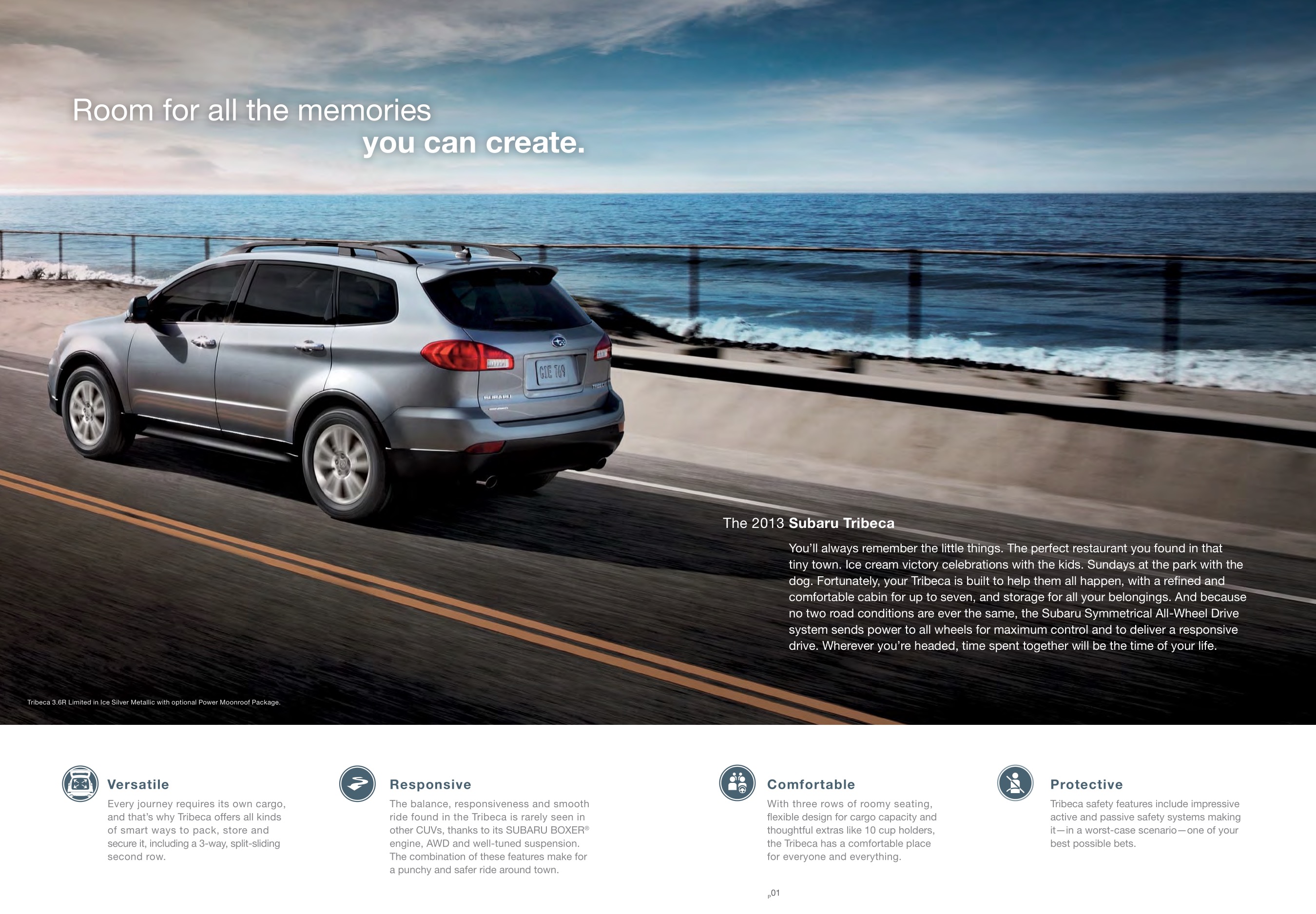 2013 Subaru Tribeca Brochure Page 15